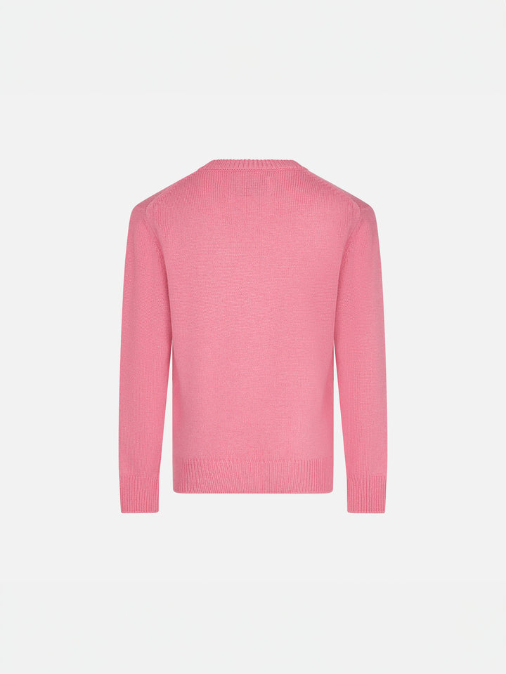 Girl crewneck sweater with Snoopy Padel print | SNOOPY PEANUTS™ SPECIAL EDITION - MC2 Saint Barth