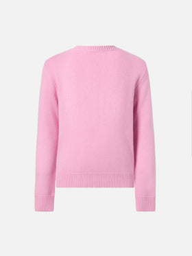 Sweater Princess aus Kaschmirmischung mit Bella e Brava Jacquard