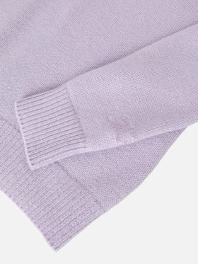 Crewnecl Princess in cashmere blend with Bella e Monella jacquard