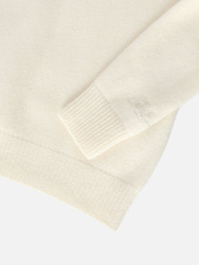 Crewneck Princess in cashmere blend with Piccola Peste jacquard