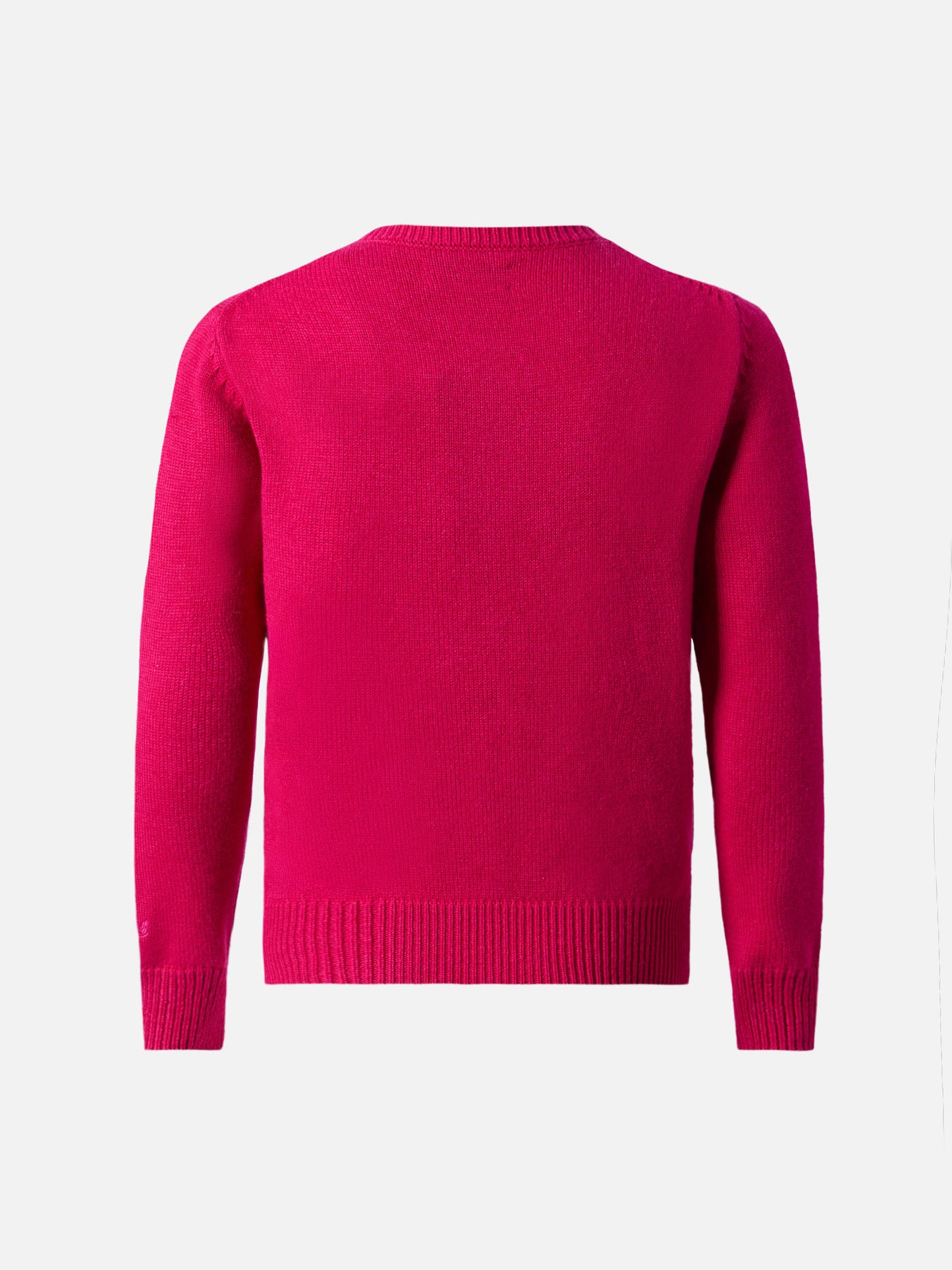 Princess cashmere-blend crewneck with Trudi panda patch | TRUDI SPECIAL EDITION