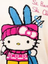 Girl crewneck sweater Princess with Hello Kitty jacquard | HELLO KITTY SPECIAL EDITION