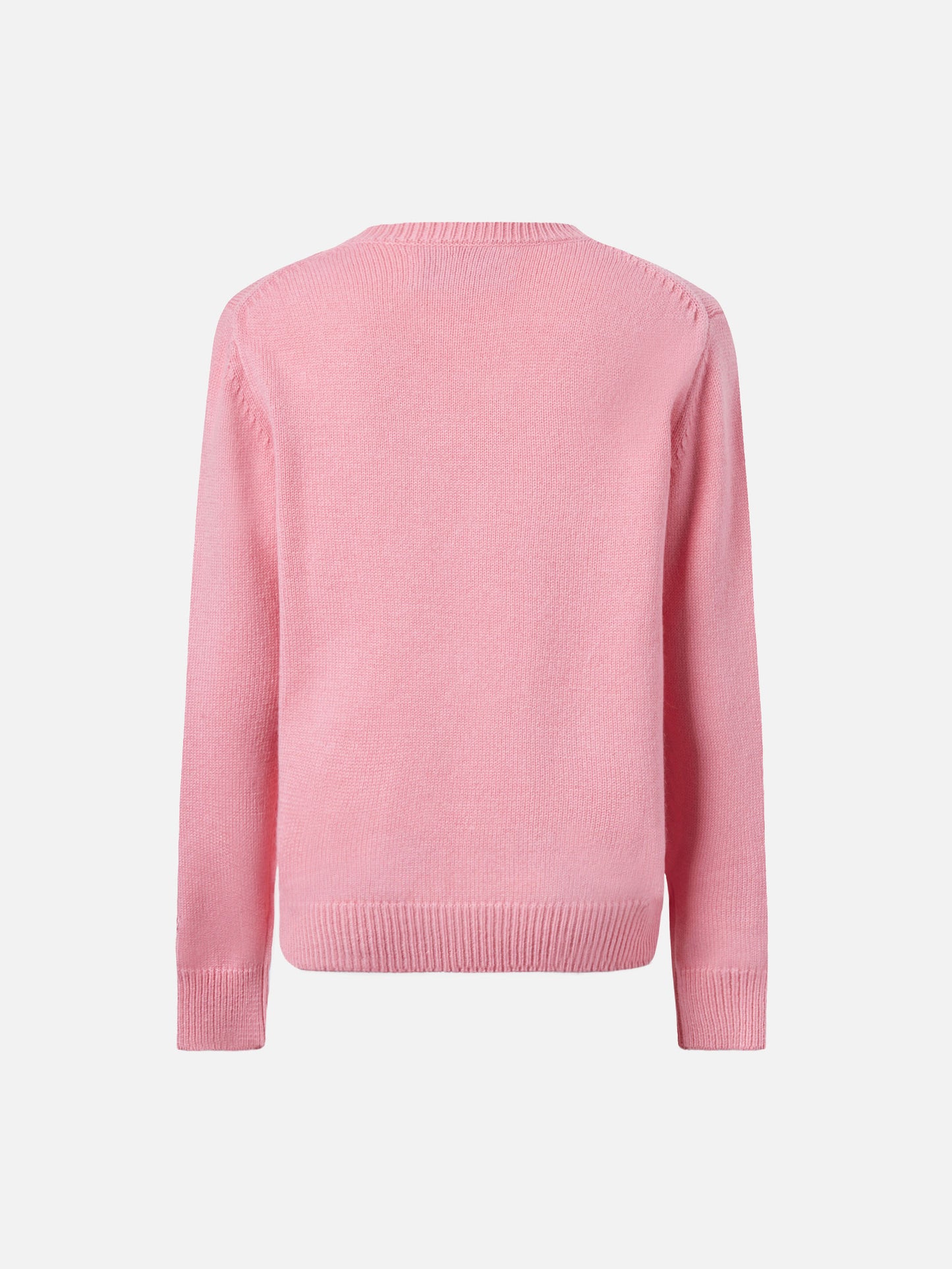 Maglione in misto cashmere Princess con jacquard Santa’s Little Helper