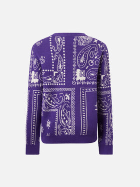 Girocollo Princess con jacquard bandana e Snoopy | SPECIAL EDITION SNOOPY PEANUTS