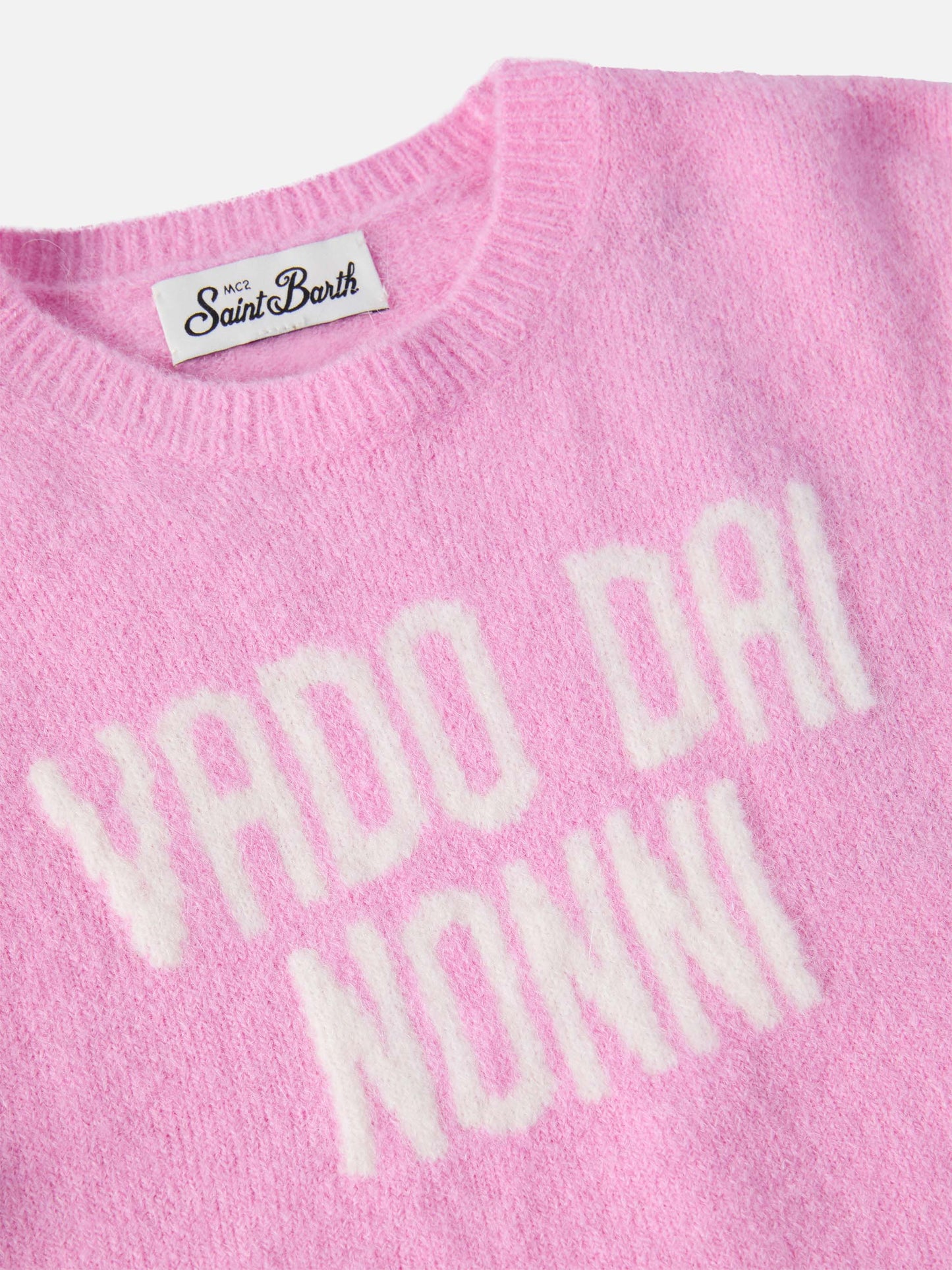 Princess Stretch-Pullover aus Alpaka-Mischgewebe mit Vado dai nonni Jacquard