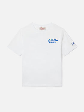 Portland Jr t-shirt with Playboy maxi print on the back