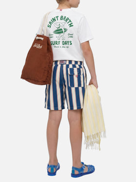 Portland Jr T-Shirt mit Surf Days Maxi-Print auf der Rückseite 