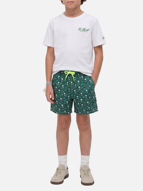 T-shirt Portland Jr avec maxi imprimé Tennis Courts | Édition spéciale 