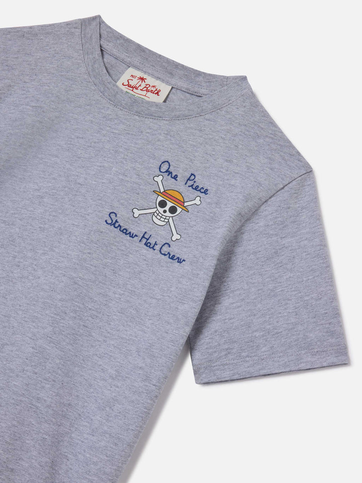 T-shirt Portland Jr grigia con stampa Monkey D. Luffy | ONE PIECE SPECIAL EDITION