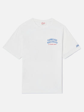 T-shirt Portland panna con stampa Espresso Macchiato