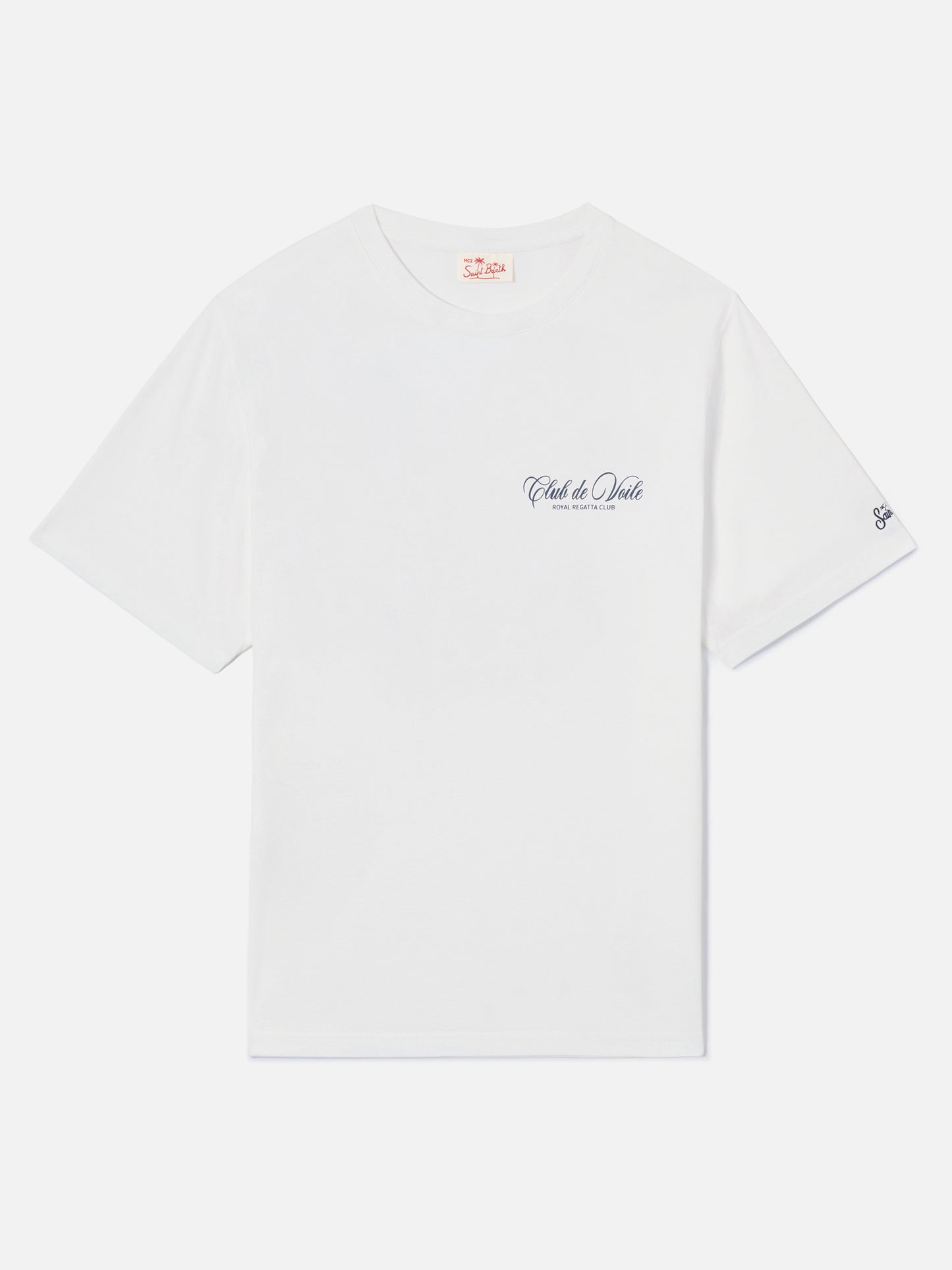 T-shirt Portland bianca con stampa Club de Voile