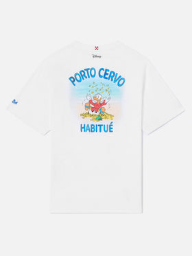 White Portland t-shirt with Porto Cervo Habitué print | Special Edition
