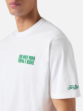 T-shirt Portland bianca con stampa The Only Mini Thing I Have