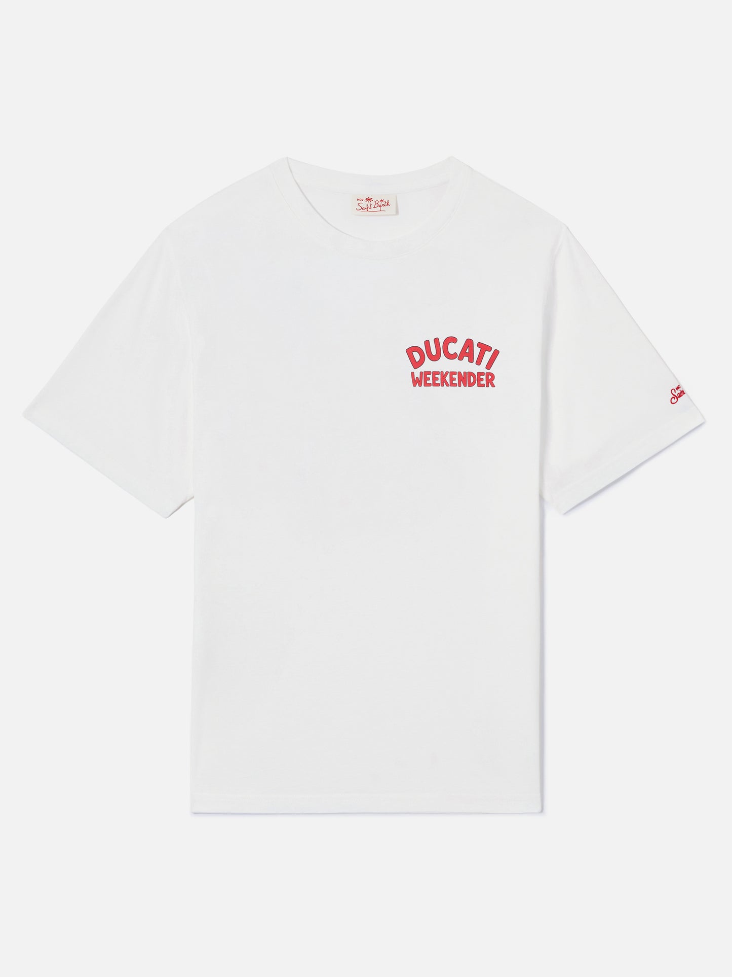 T-shirt Portland bianca con stampa Ducati Weekender | Special Edition 