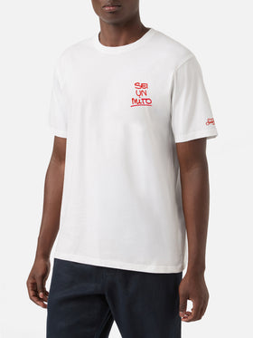 Weißes Portland-T-Shirt mit Sei un mito-Grafik | Special Edition 
