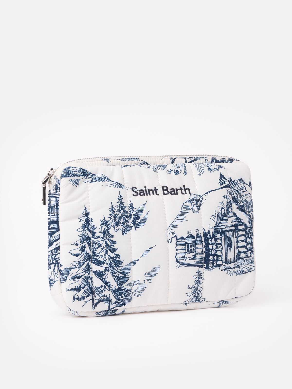 Puffer table case with toile de jouy print - MC2 Saint Barth