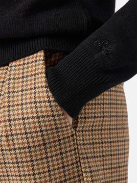 New Queen cashmere-blend crewneck with Vacanze di Natale jacquard | VACANZE DI NATALE SPECIAL EDITION