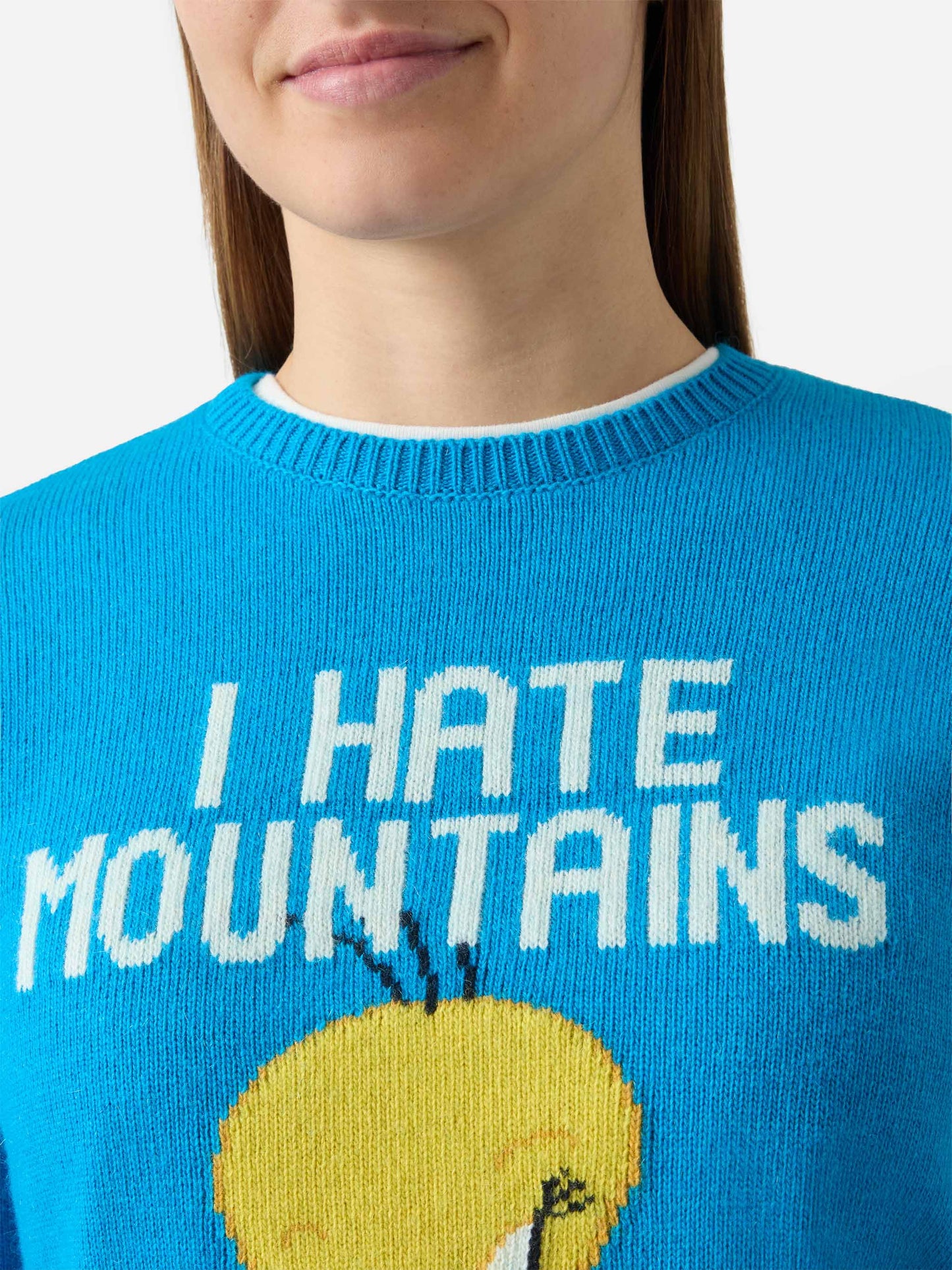 New Queen crewneck in grey with Tweety jacquard | WARNER BROS. SPECIAL EDITION