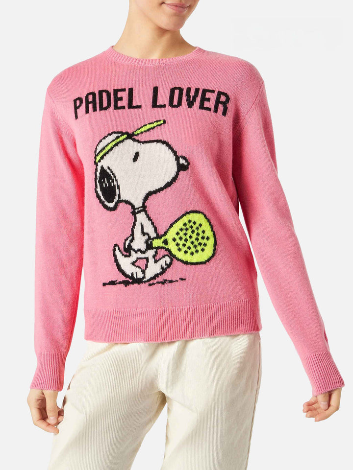 Woman sweater with Snoopy print | PEANUTS™ SPECIAL EDITION