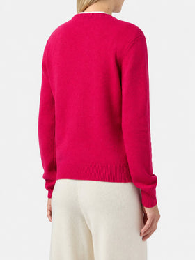 Maglia New Queen bordeaux con ricamo non ho voglia