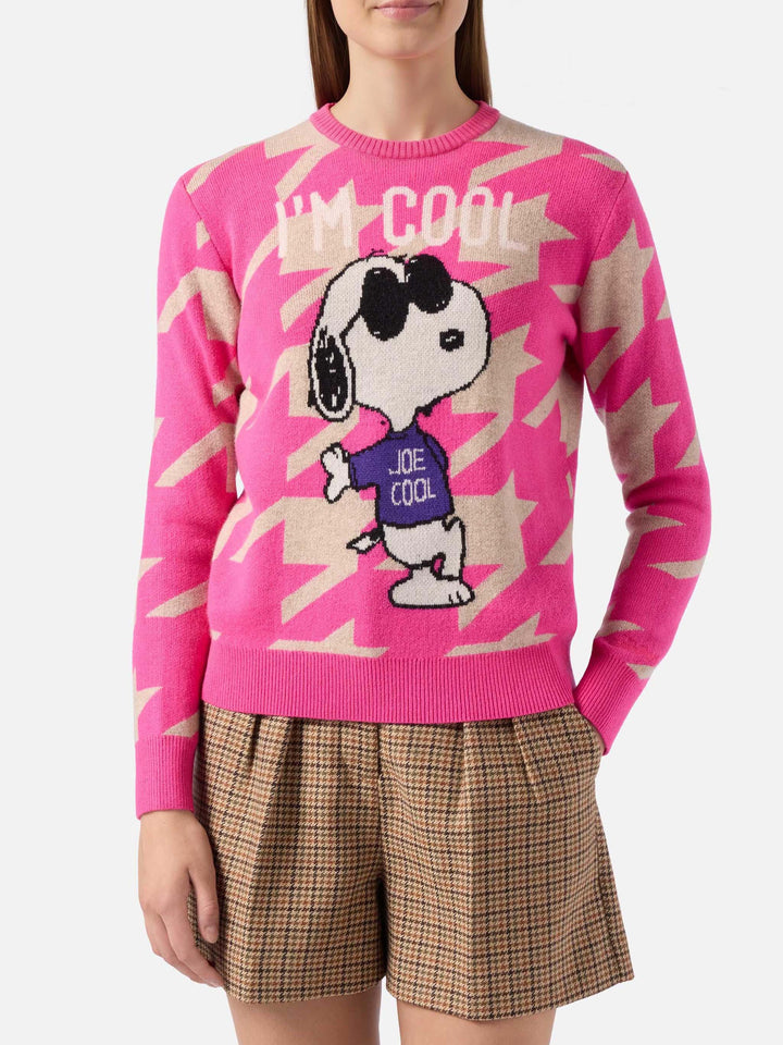 Jersey Pied de poule New Queen con jacquard de Snoopy | PEANUTS SPECIAL EDITION 