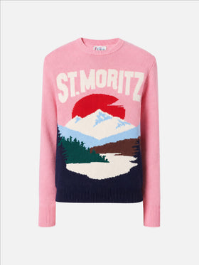 Pull New Queen imprimé St. Moritz 