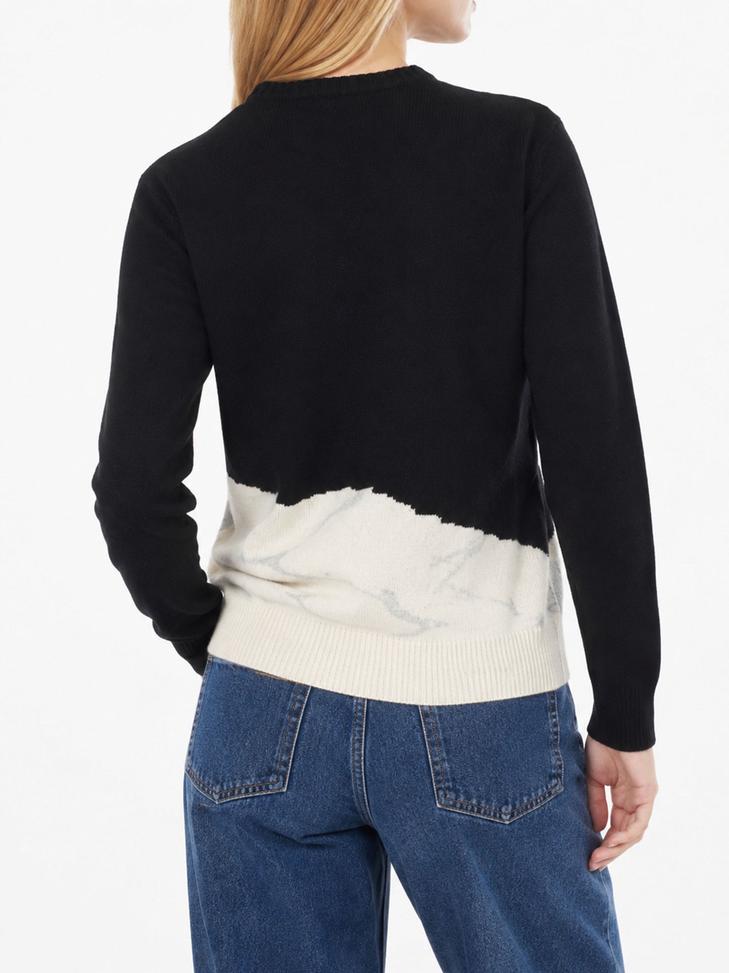 Maglione New Queen nero con ricamo Lovovia