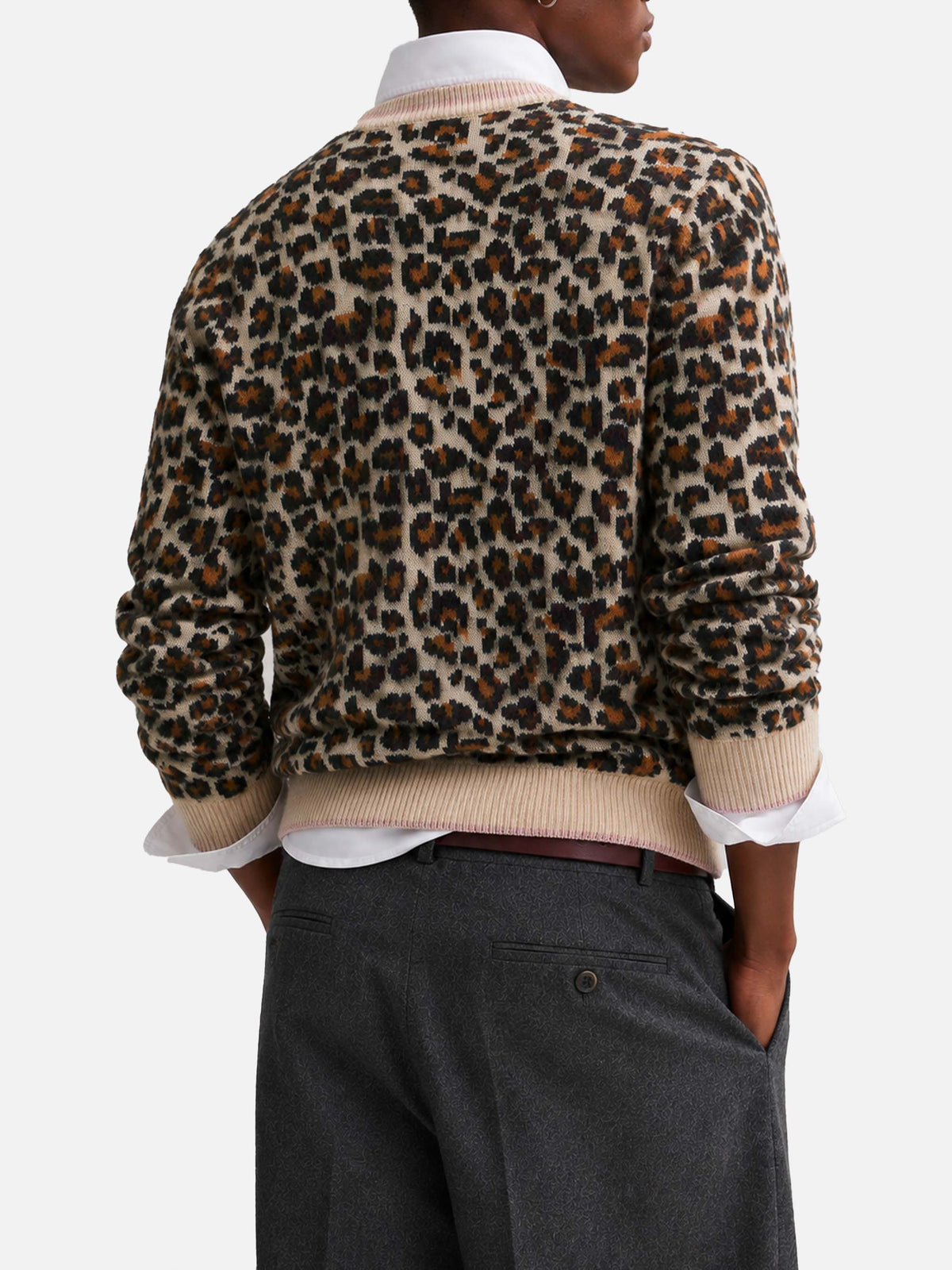 Maglione New Queen Soft con fantasia animalier