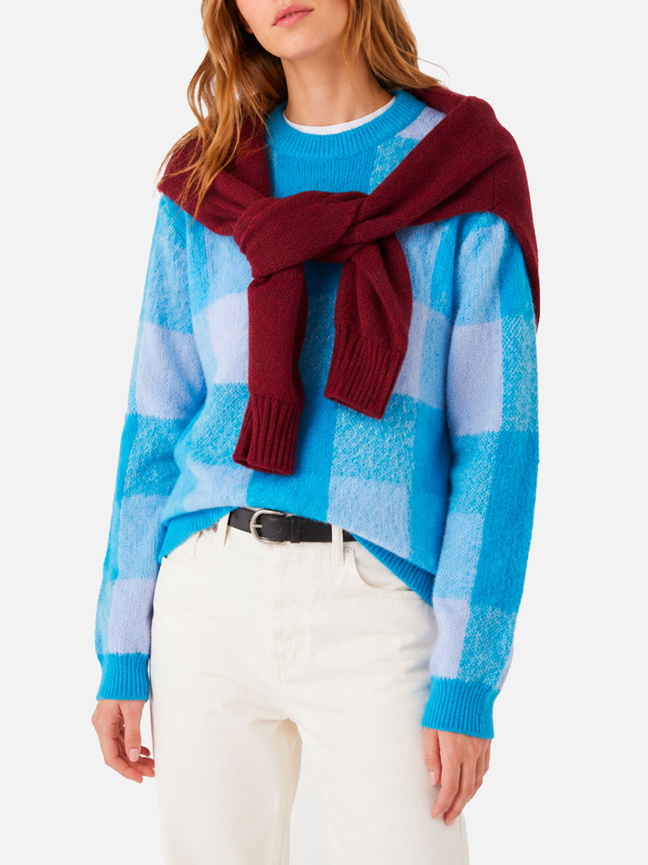 Neuer New Queen Soft Karo-Pullover 