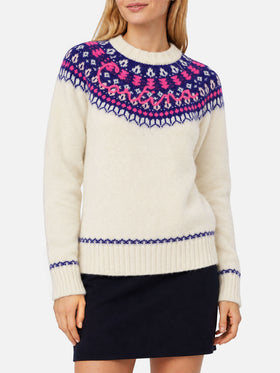 Pull White New Queen Nordic Soft avec motif jacquard 