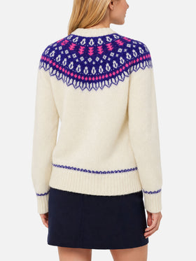 Pull White New Queen Nordic Soft avec motif jacquard 