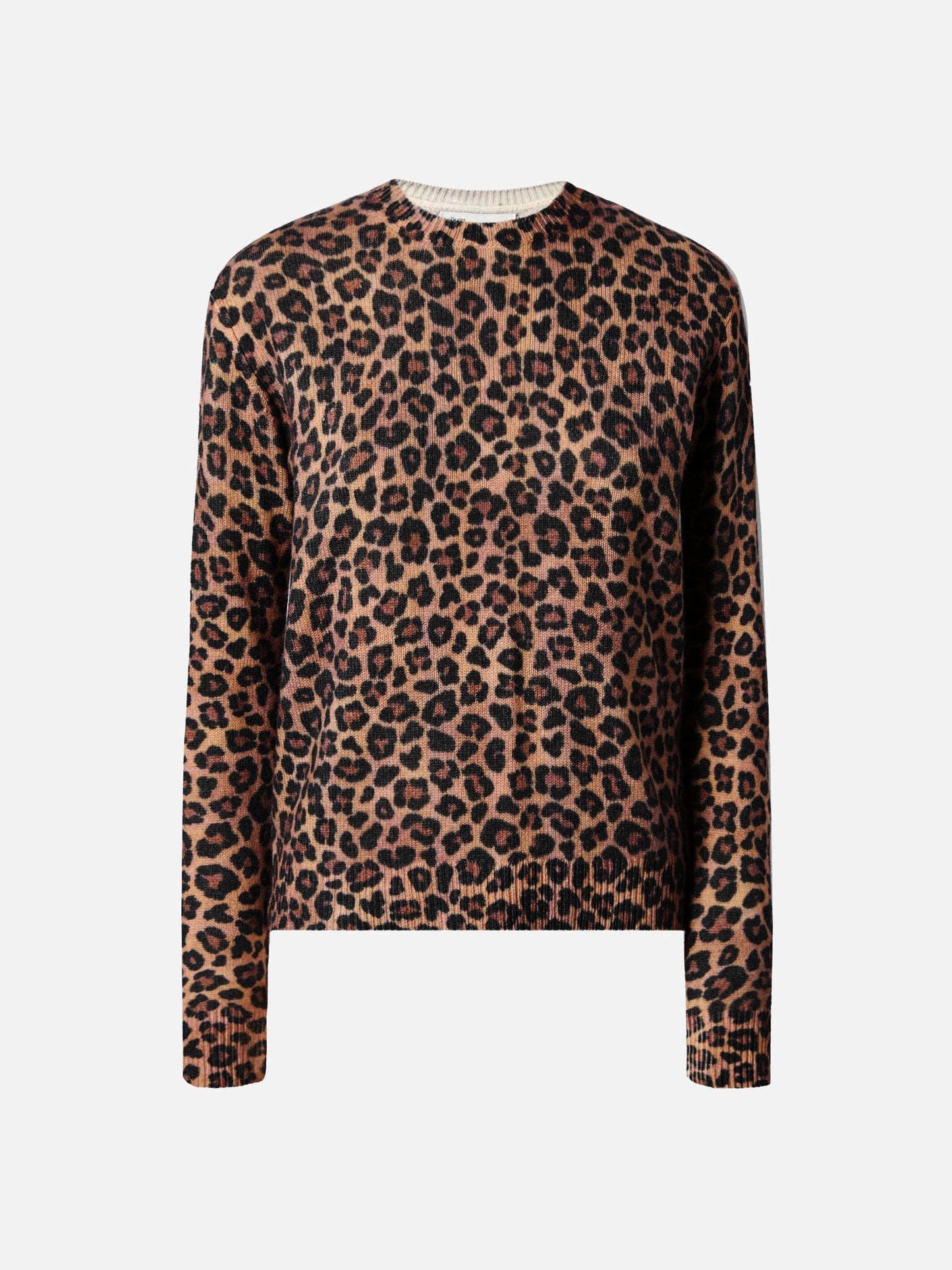 New Queen crewneck with animalier print