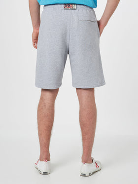Randle grey cotton fleece Bermuda shorts - MC2 Saint Barth