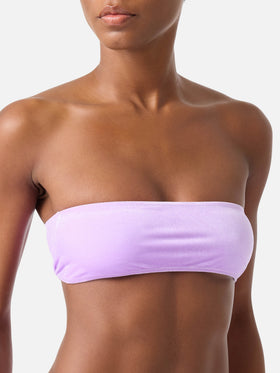 Bikini bandeau en chenille Rebby Noelle 