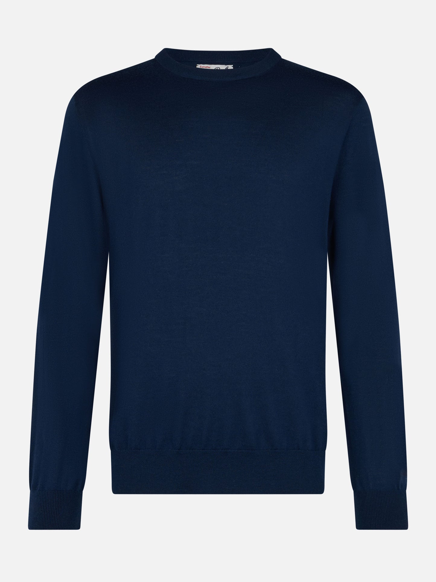Man blue navy merino wool sweater Regent - MC2 Saint Barth