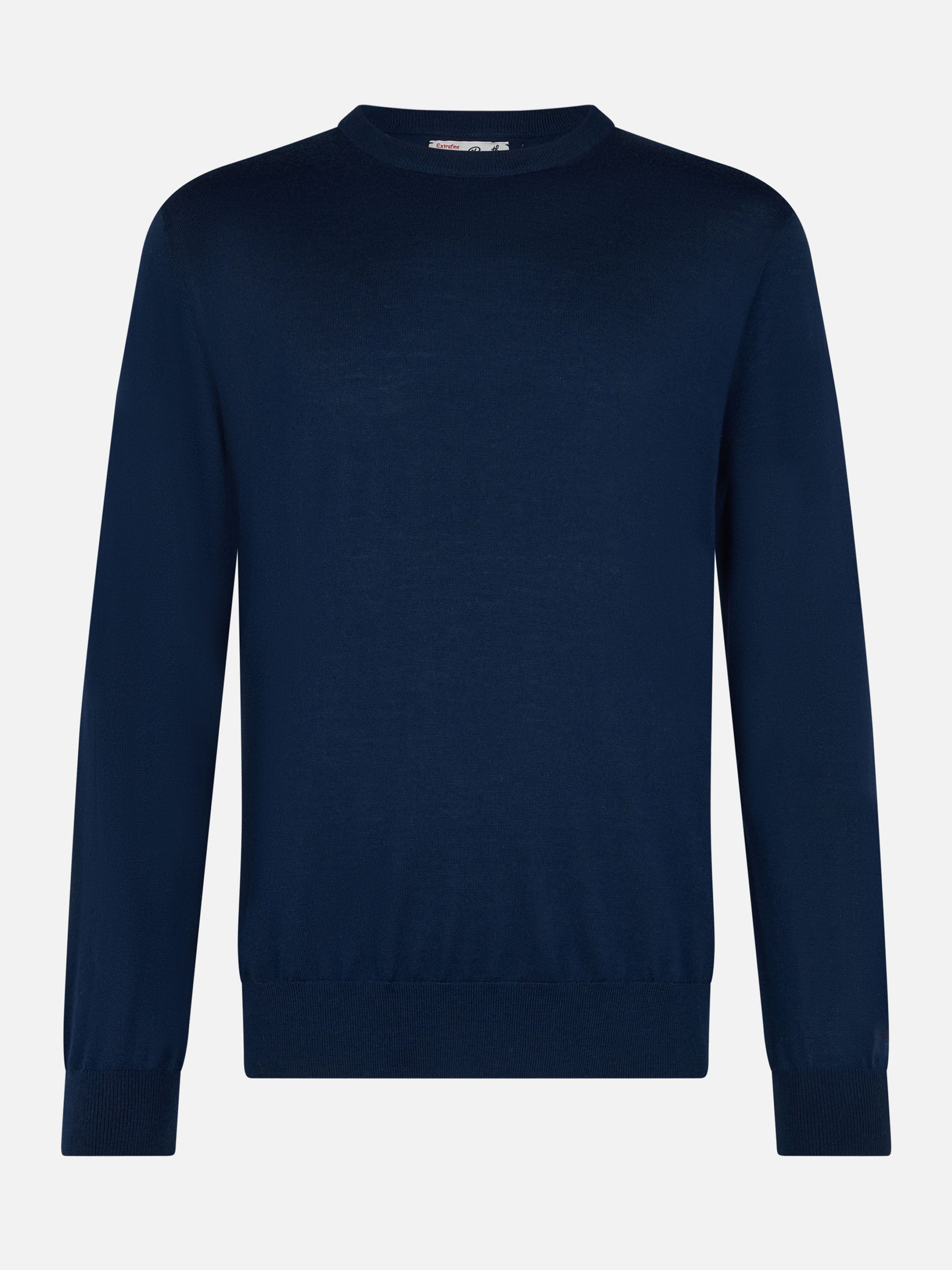 Man blue navy merino wool sweater Regent - MC2 Saint Barth