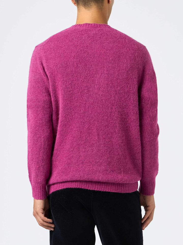Man peony crewneck stretch sweater Regent - MC2 Saint Barth