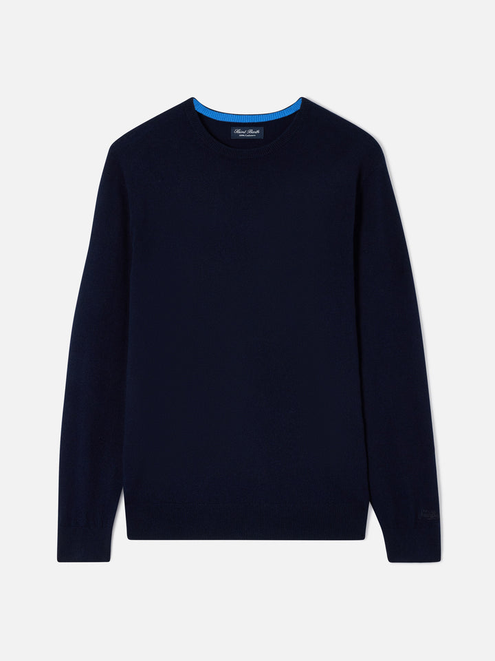 Girocollo Regent in cashmere blu navy