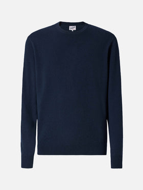 Maglione Regent in 100% CASHMERE blu notte