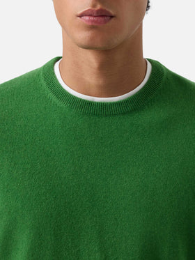 Green Regent cashmere crewneck