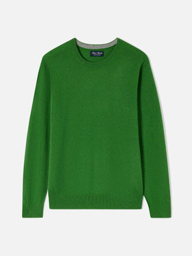 Girocollo Regent in cashmere verde