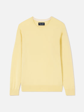 Yellow Regent cashmere crewneck