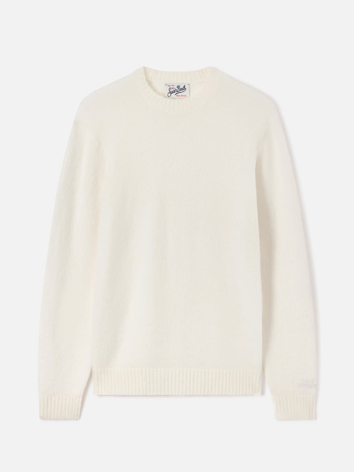 Off white Regent alpaca blend crewneck