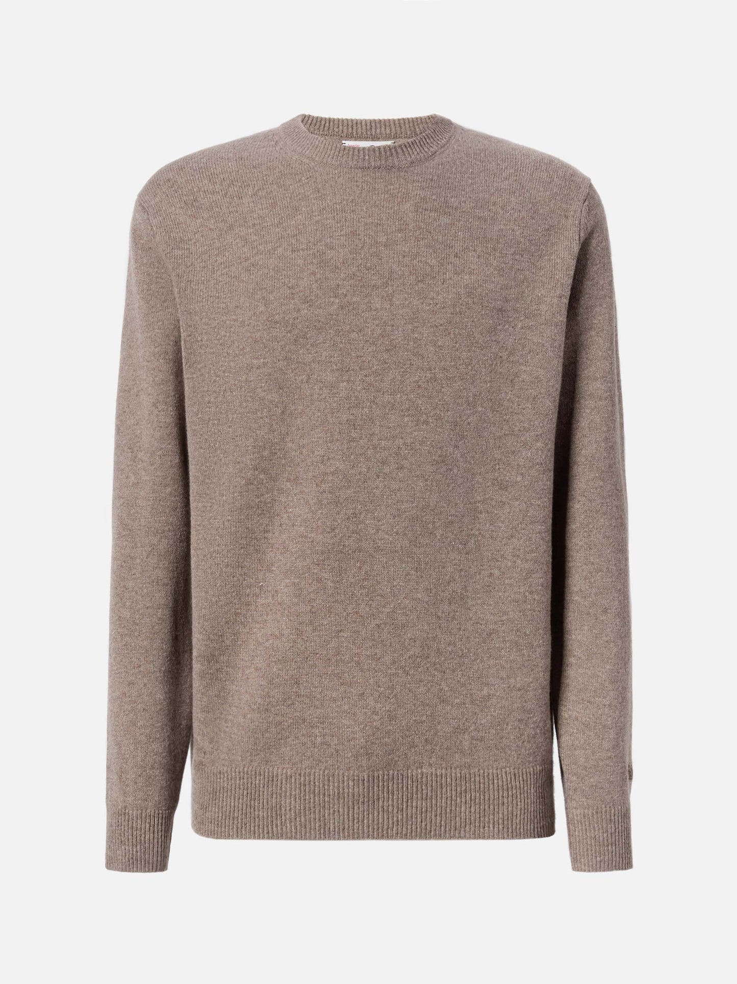 Regent Pullover aus 100 % Lammwolle in Nussbraun