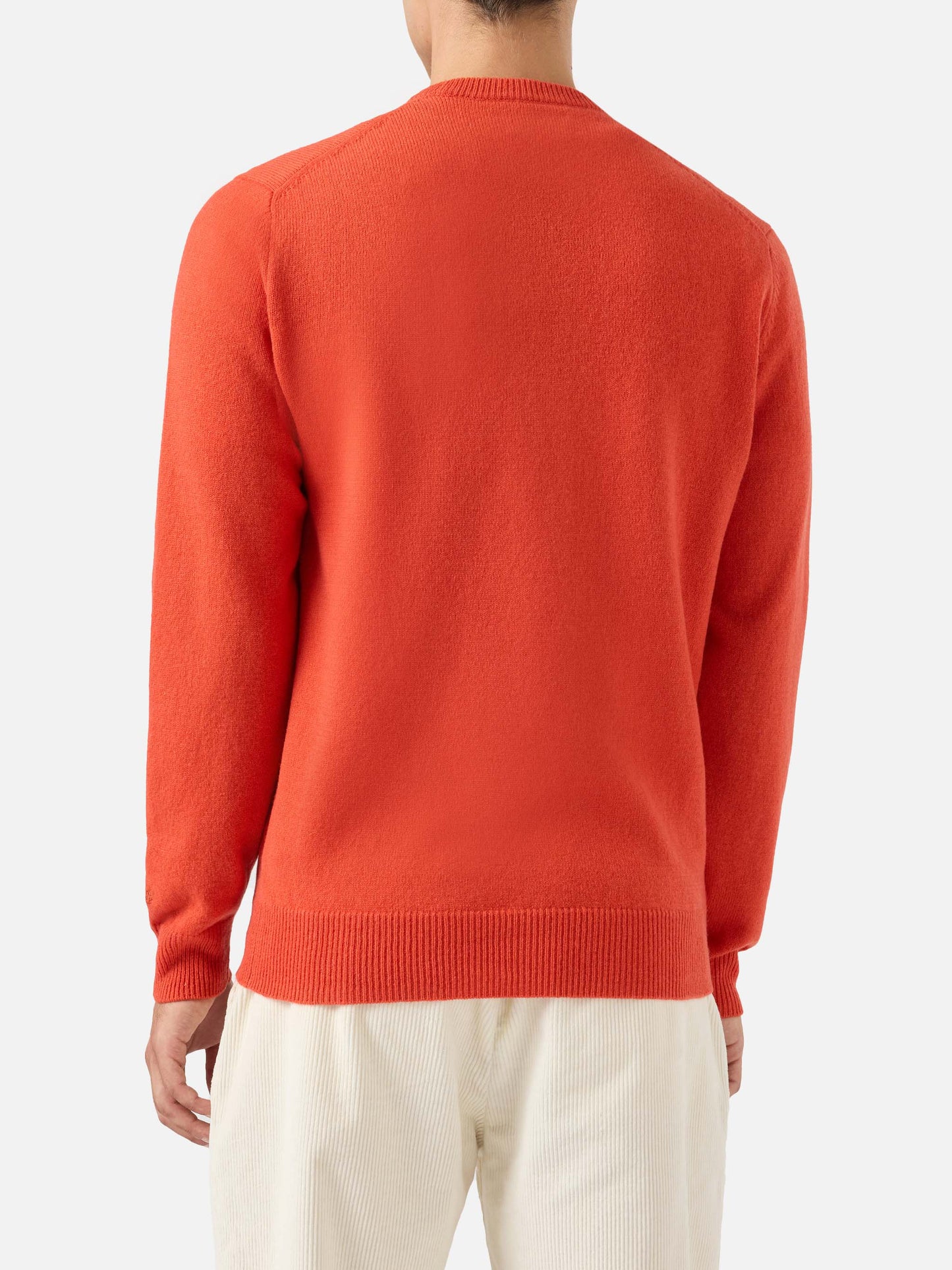 Maglione Regent in 100% LAMBSWOOL arancio
