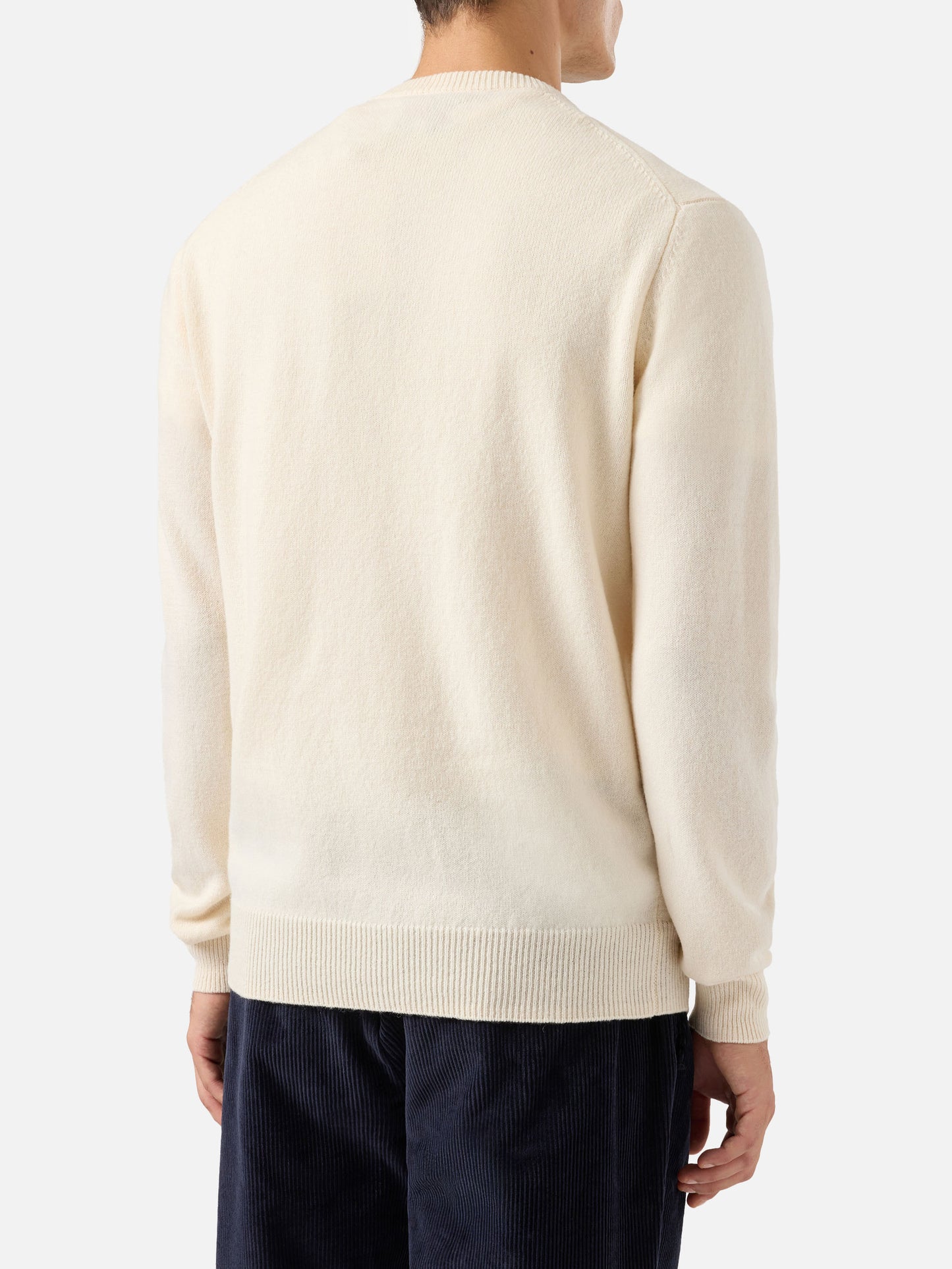 Regent 100% LAMBSWOOL sweater in white