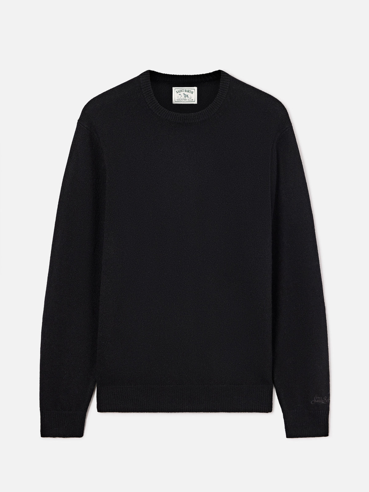 Black Regent lambswool crewneck