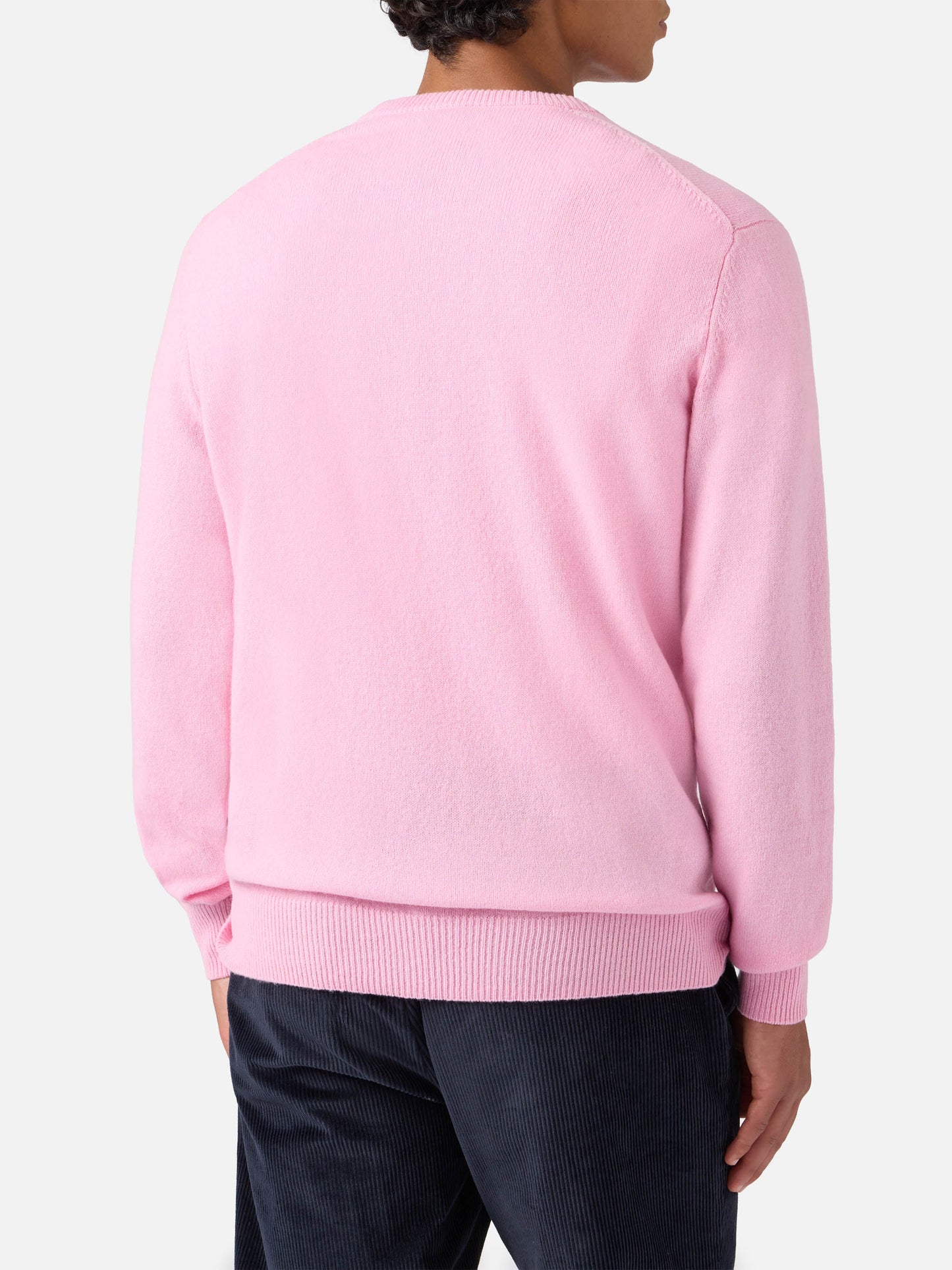Maglione Regent in 100% LAMBSWOOL rosa