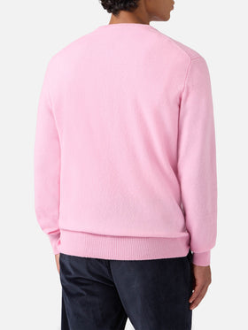 Maglione Regent in 100% LAMBSWOOL rosa