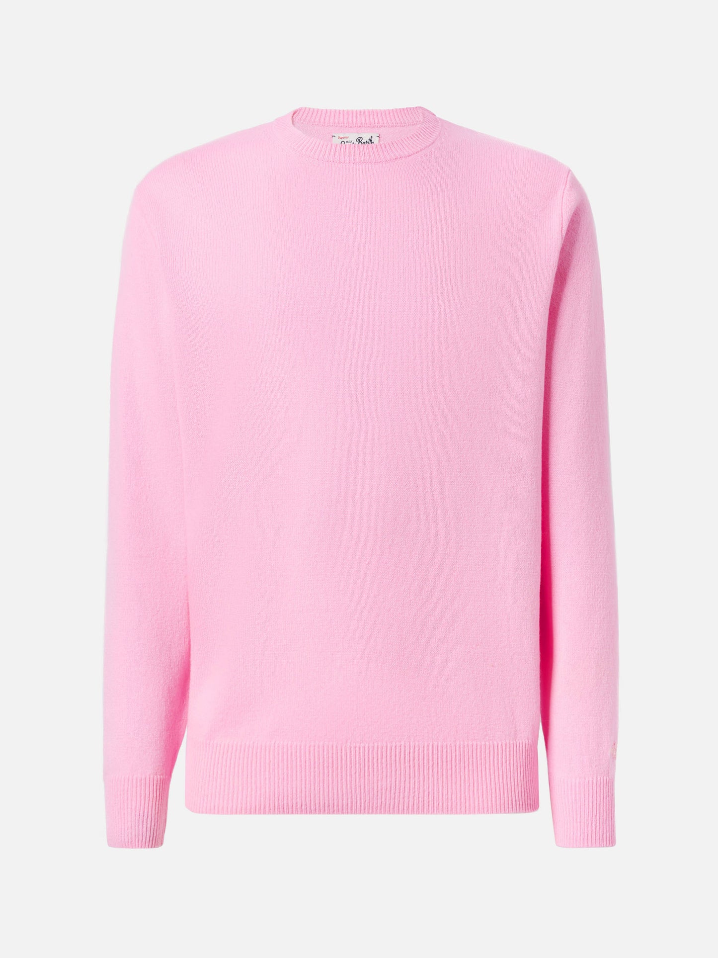 Maglione Regent in 100% LAMBSWOOL rosa